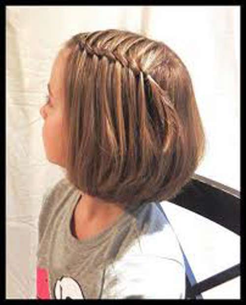 tết tóc cho bé gái tóc ngắn